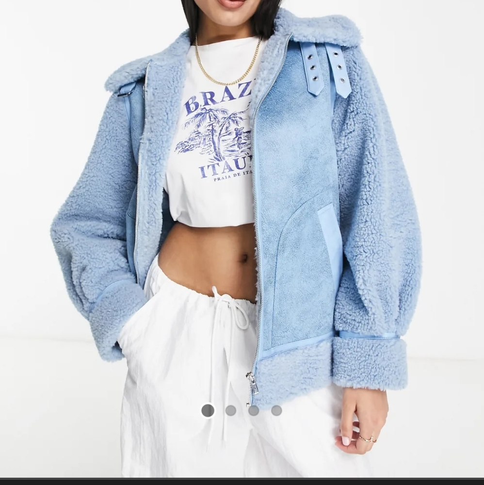ASOS Miss Selfridge Aviator Jacket